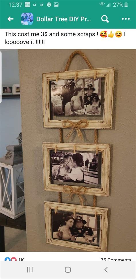 Farmhouse Rustic Picture Frames | Picture frame crafts, Rustic picture frames, Homemade picture 