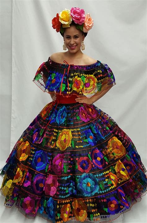 Chiapas Dress Olveritas Village Mexican Dresses Traditional