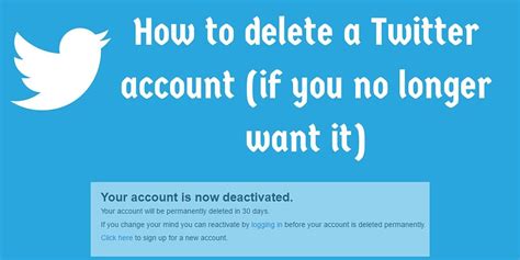 How To Delete Inactive Or Suspended Twitter Account