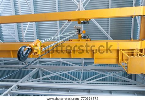 Factory Overhead Crane Hook Chain Stock Photo 770996572 Shutterstock