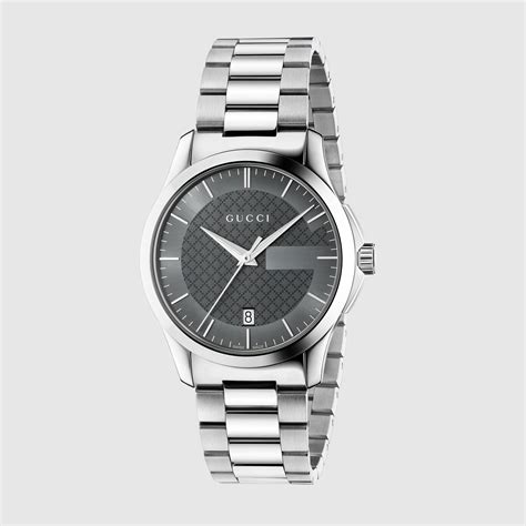 Gucci Men G Timeless Stainless Steel Watch 386015i16001402