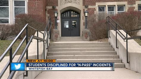 Whitefish Bay School Students Asking For N Word Pass
