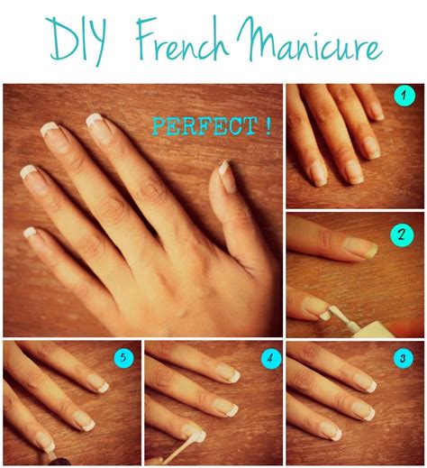 Elegant Diy French Manicure