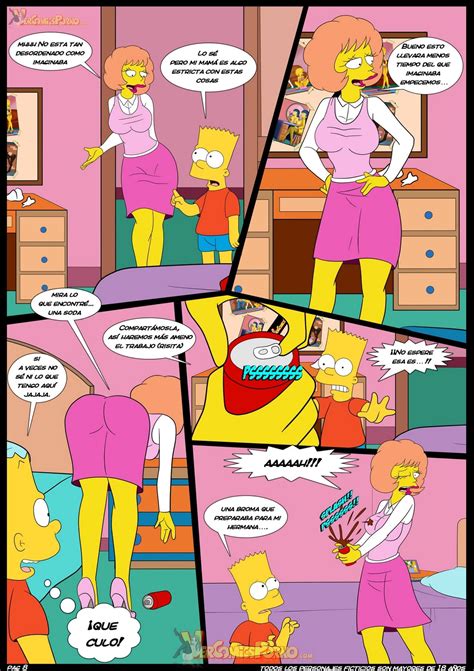 Comics Porno de Los Simpsons en Español Bart Simpson se folla a todas