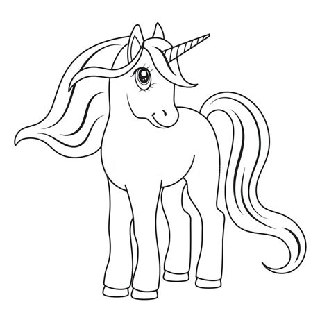 Llena de colores en un dibujo de un pitufito. Dibujos de Unicornios para Colorear | Juegos COKITOS