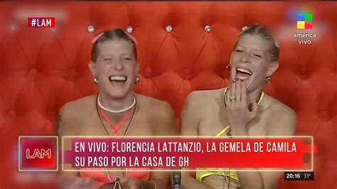 📺 Florencia Lattanzio La Gemela De Camila Y Su Paso Por La Casa De Gh Youtube