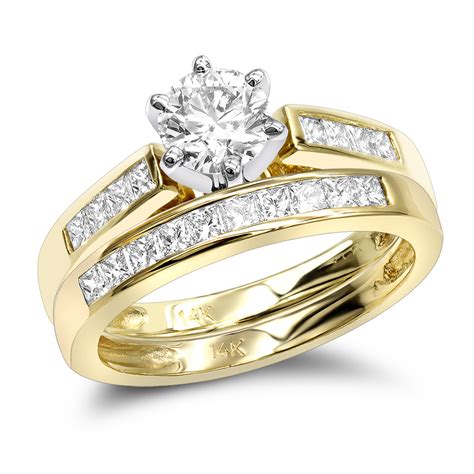 Simply and effortlessly create gold or platinum engagement rings with diamonds, sapphires, emeralds or rubies. 14K Gold Designer Diamond Engagement Ring Set 1.07ct