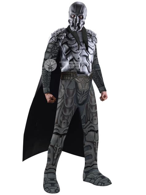 Adult Man Of Steel General Zod Fancy Dress Costume Superhero Villain