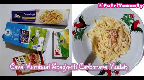Tumis bawang putih dan bawang bombay dengan sedikit minyak sampai harum. Cara Membuat Spaghetti Carbonara Mudah Banget - YouTube