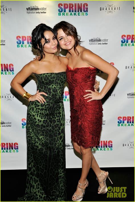 Selena Gomez And Vanessa Hudgens Spring Breakers Post Party Photo