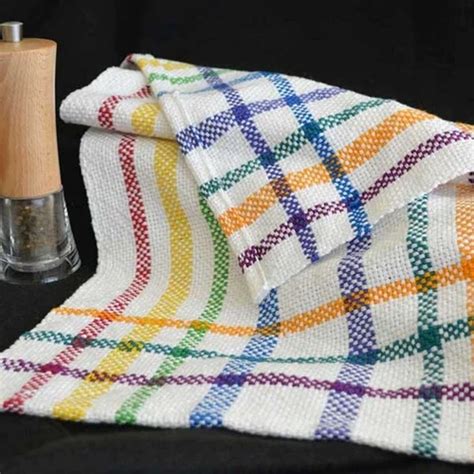 Create Four Vibrant Dish Towels On Your Rigid Heddle Loom With This