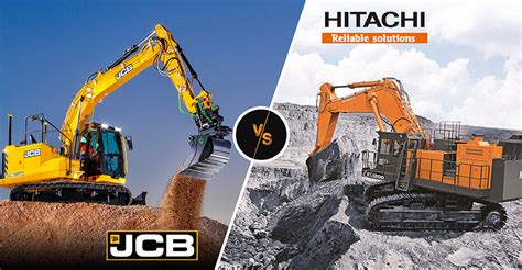 How Is Jcb Different From Hitachi Con Plant And Equipment
