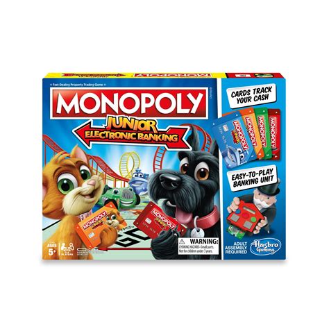 Monopoly Junior Electronic Banking Games For Ages 5 And Up