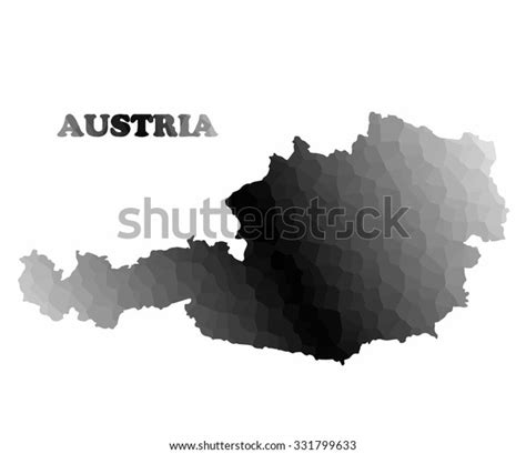 Concept Map Austria Vector Design Illustration Stock Vector Royalty