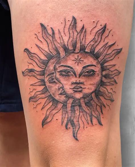 Details Sun Moon Tattoo Designs Best In Eteachers