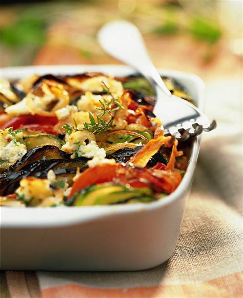 Recette Tian de légumes aux herbes et à la ricotta