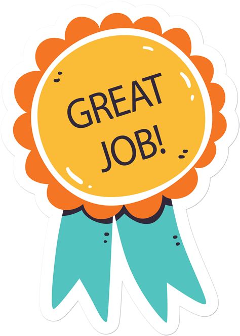Great Job Badge Sticker Png Image Ongpng