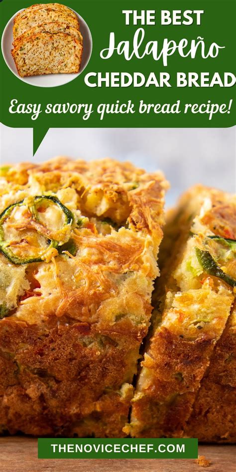 This Easy Jalapeño Cheddar Bread Is A Quick Bread Recipe With Jalapeños