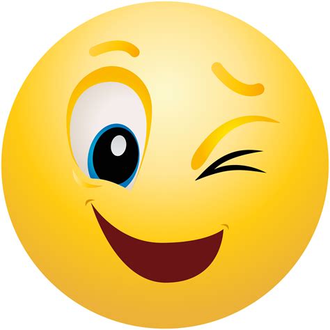 Smiley Winking Clipart