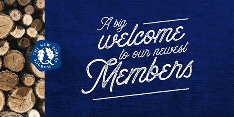 Welcome To Our New Members New Forest Marque