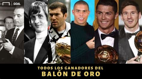 Lionel messi ganó el premio por sexta vez en su carrera. Lista De Ganadores Del Balon De Oro En La Historia ...