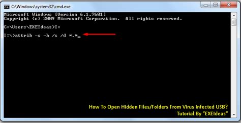 how to open hidden files folders from virus infected usb exeideas let s your mind rock