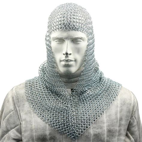 Battle Ready Chain Mail Coif Armor By Armory Replicas