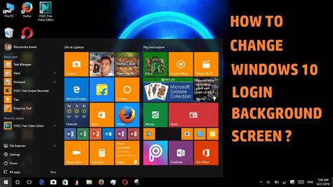 How To Change Windows 10 Login Screen Background Working Trick Youtube