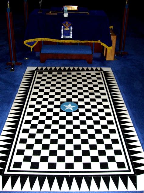 Masonic Mosaic Pavement And Indented Skirting At Scarborou Flickr