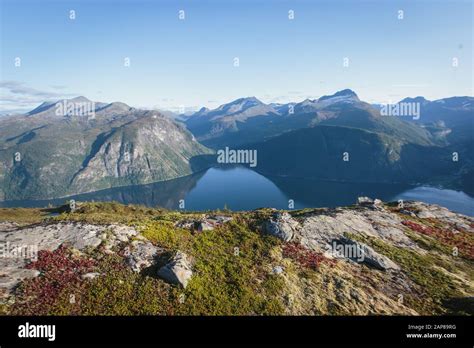 Hiking In Norway Classic Norwegian Scandinavian Summer Mountain