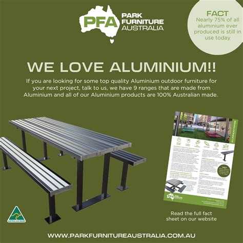 Why We Love Aluminium At Park Park Furniture Australia