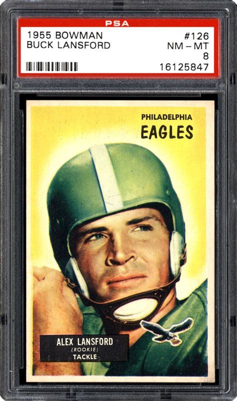 Auction Prices Realized Football Cards 1955 Bowman Buck Lansford