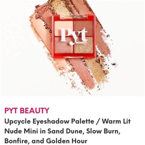 PYT Beauty Makeup Pyt Beauty Upcycle Warm Lit Nude Eyeshadow