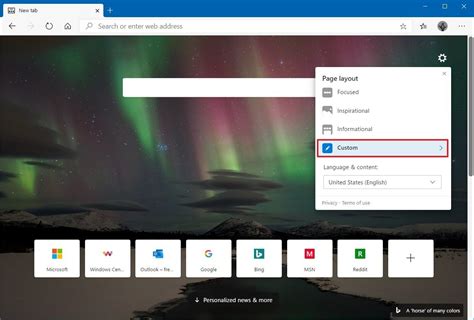 How To Customize New Tab Page On The New Microsoft Edge Windows Central