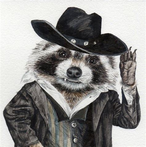 In the episode of arthur, based on a true story, a raccoon was wearing a winter hat. Raccoon Bandit western raccoon in clothes animal painting ...