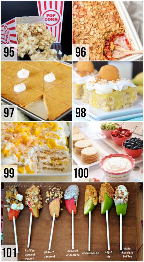 Nothing will please your family and friends quite an array of tasty desserts , so be sure to give them options. Easy Ways to Feed a Crowd - From The Dating Divas