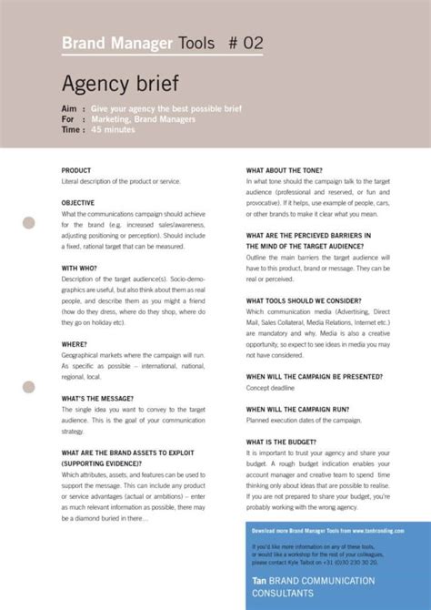 Free Marketing Campaign Brief Template Download Updated In 2023