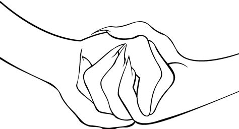 Download Holding Hands Png Photo Drawing Png Image With No Background