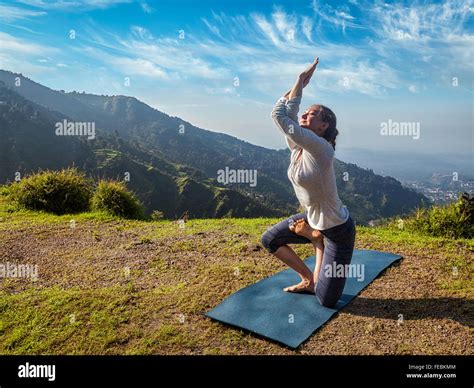 Woman Doing Ashtanga Vinyasa Yoga Advanced Asana Stock Photo Alamy