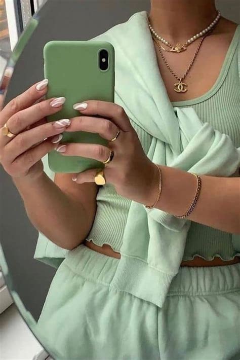 Sage Green Outfits Aesthetic Dresses Images 2022