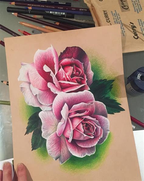 Weddinga Z Flower Drawing Roses Drawing Color Pencil Drawing