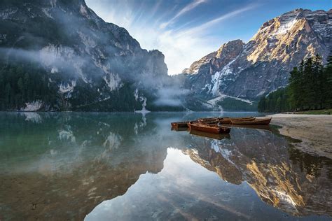 Lago Di Braies Explored Dolomite Alps Italy Facebo Flickr