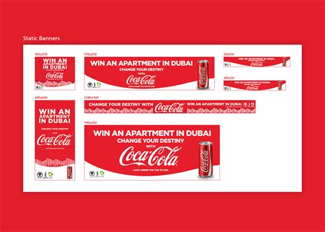 Coca Cola Html5 Banner And Social Media Campaign Behance