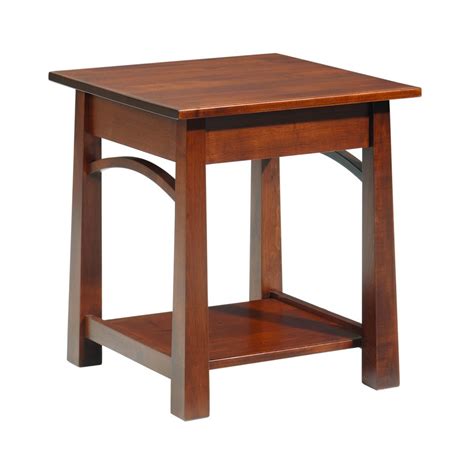 Five elements furniture offers a variety of customizations from seating to dining to sleeping and more. Contemporary end table - Amish Furniture of Austin