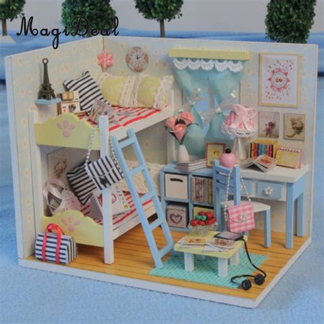 Buy 124 Dollhouse Miniature Diy Doll House Kits