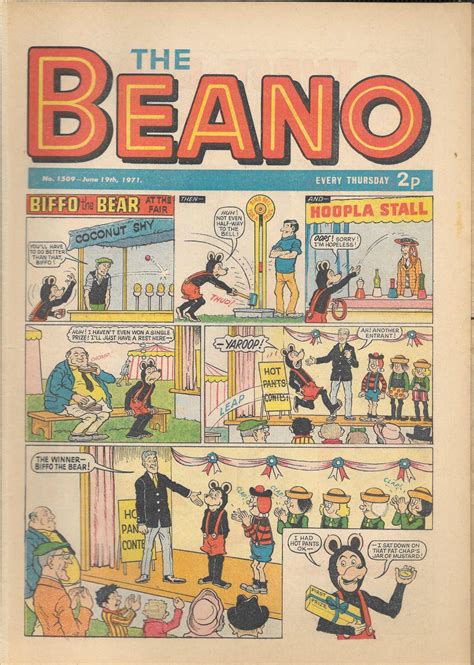 Beano Comic Uk Comic No 1509 June 19th 1971 Lord Snooty Vintage To