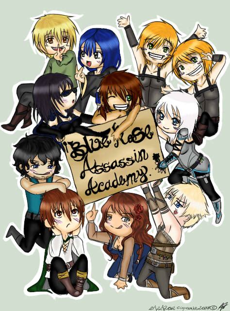Blue Rose Assassin Academy All Together By Cupcake2088 On Deviantart