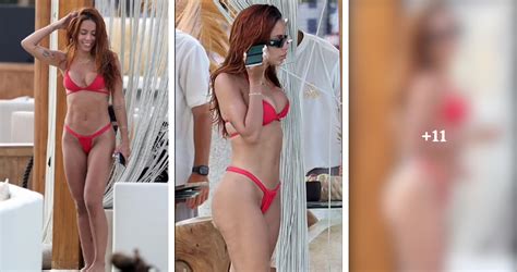 She S Red Hot Brazilian Singer Anitta Sizzles In Very Skimpy Bikini As