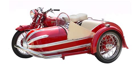 1949 Touring Rapide Motorcycle With Bullet Sidecar Sidecar