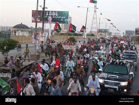 activists of peoples party are holding rally in connection of political gathering which is going